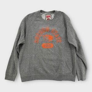 Triblend Sweats League Oregon State Sweater Mens XXL Crew Neck 1968 Gray 2XL NEW